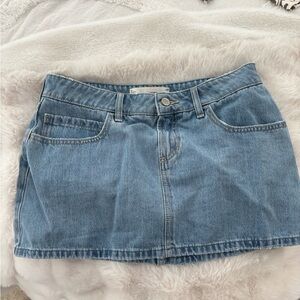 Denim Mini Skirt